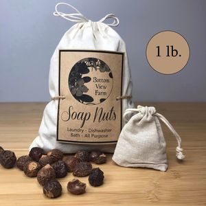 Soap Nuts Natural Organic Laundry Dishwasher Body Baby Wash Shampoo 1lb.